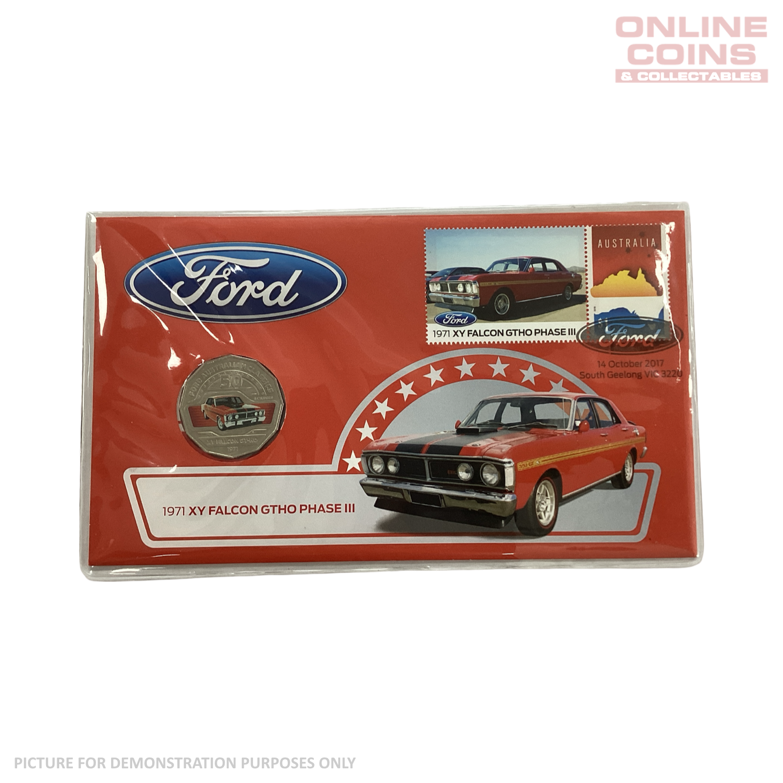 2017 Ford 1971 XY Falcon GTHO Phase III Coloured 50c PNC